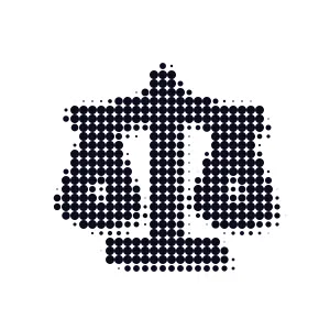 A pair of scales in halftone dots, the Platforms compared topic